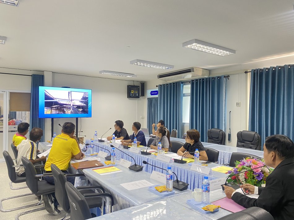 ประชุมเพื่อพิจารณาช่วยเหลือประชาชนที่ประสบภัยพิบัติวาตภัย ครั้งที่ 2 /2569 