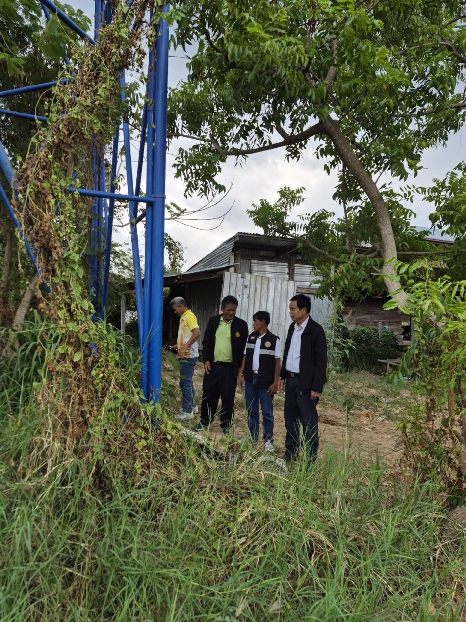 สำรวจและตรวจสอบระบบหอถังน้ำประปาหมู่บ้านโนนสว่าง หมู่ที่ 10  และ หอถังน้ำประปาบ้านหนองเม็ก หมู่ที่ 7 เนื่องจากน้ำประปาไม่เพียงพอต่อการอุปโภคและบริโภคของประชาชนในช่วงฤดูแล้ง 